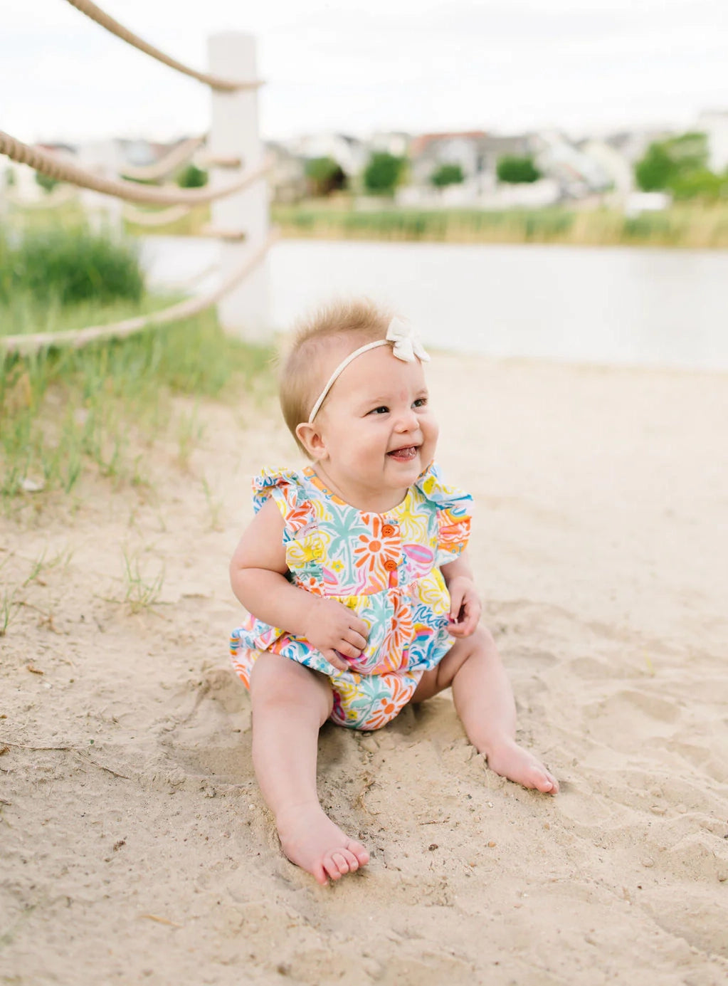 Betsy Romper - Beach Scene