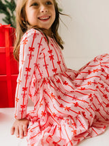 Gwendolyn Ruffle Dress - Dainty Bows