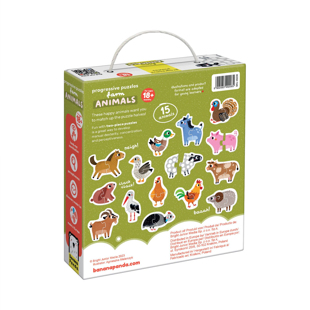 Progressive Puzzles - Farm Animals