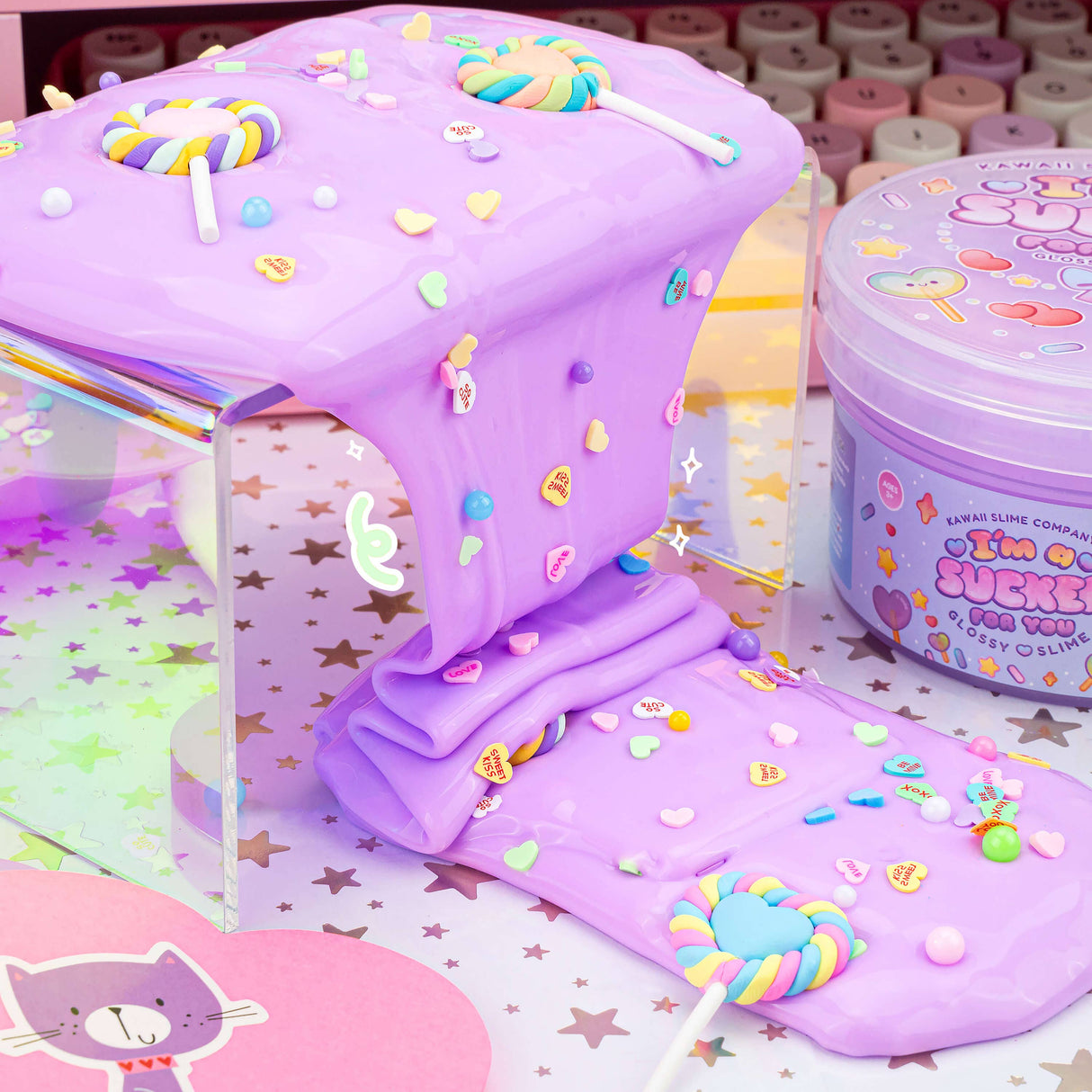 Kawaii Slime - I'm A Sucker For You Glossy Slime