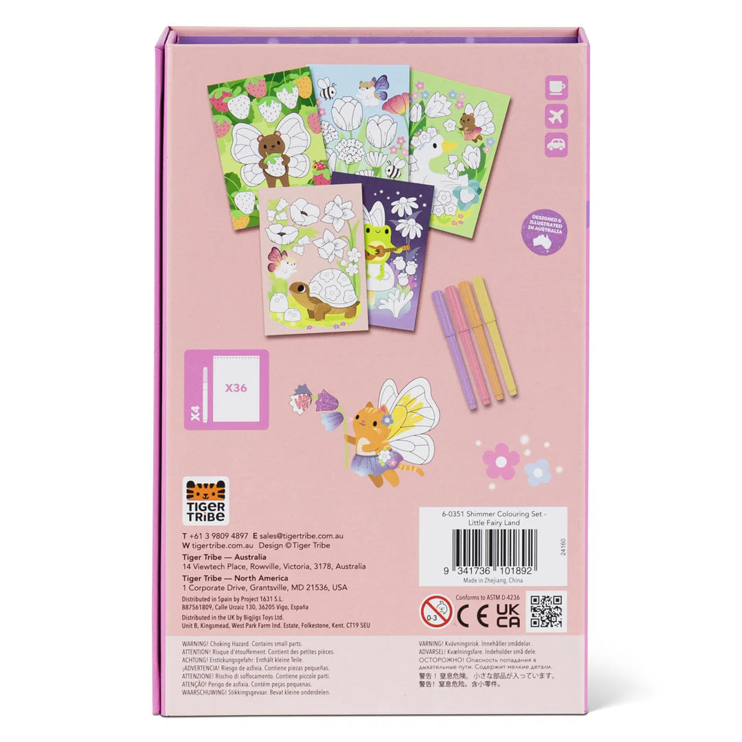 Shimmer Coloring Set - Little Fairy Land