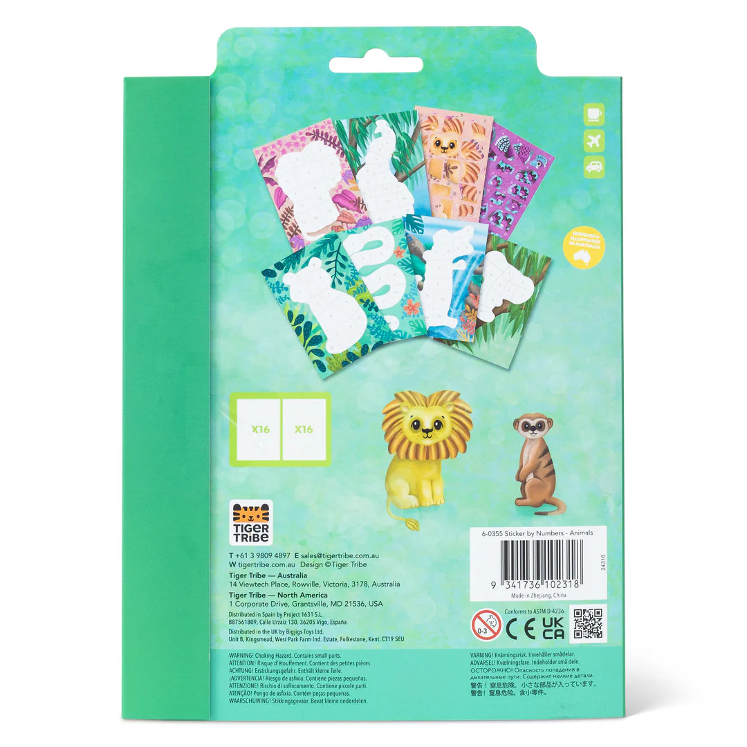Sticker by Number - Animals