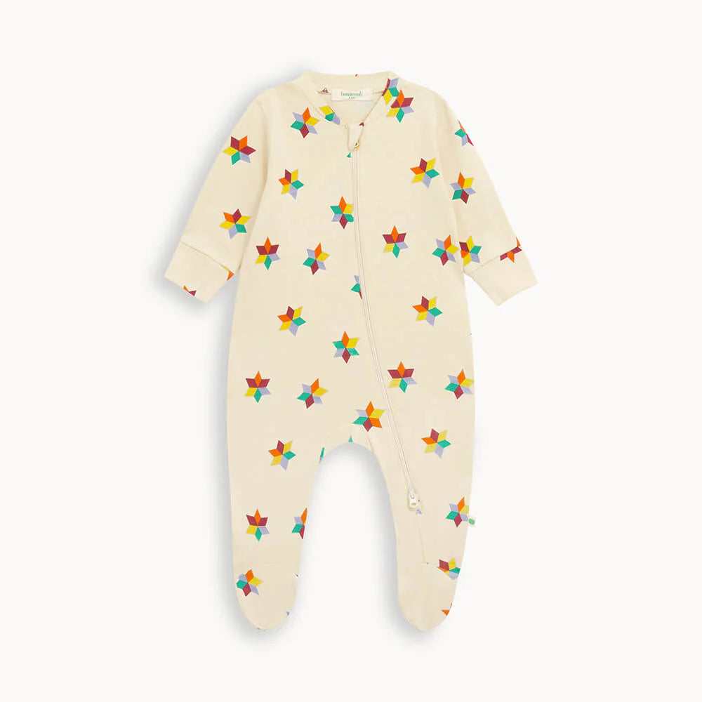 Zip Front Sleepsuit - Diamond Star FINAL SALE