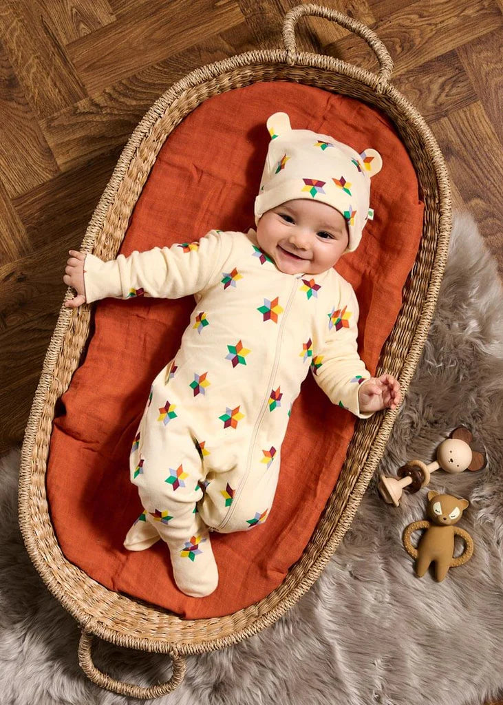 Zip Front Sleepsuit - Diamond Star FINAL SALE