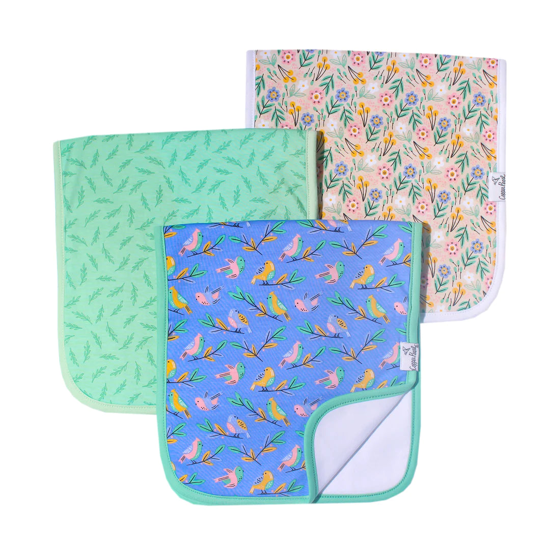 Copper Pearl Burp Cloths