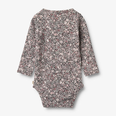 Liv Bodysuit - Purple Stone Flowers