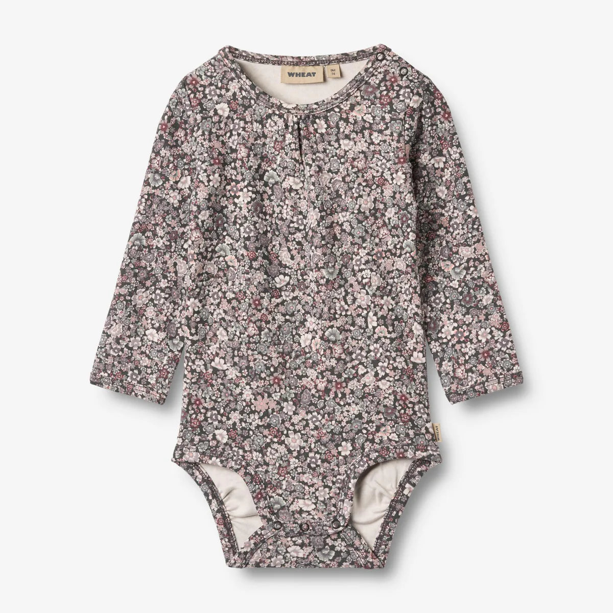 Liv Bodysuit - Purple Stone Flowers