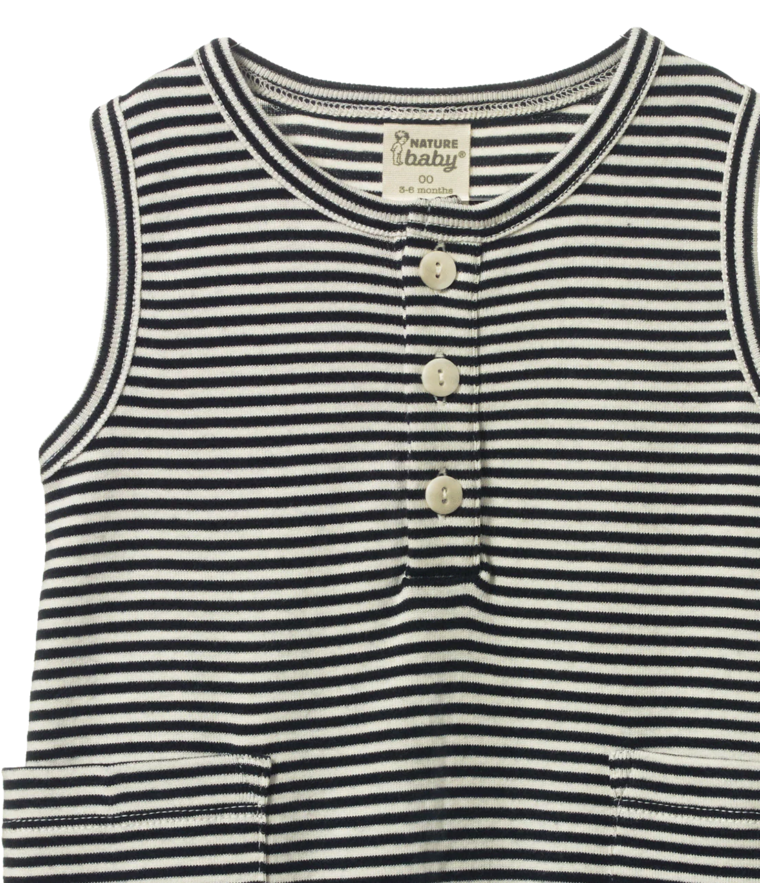 Camper Shorty Suit - Navy Stripe