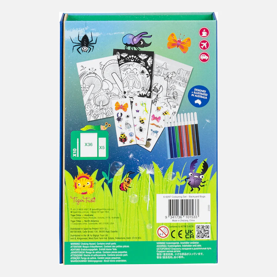 Coloring Set - Backyard Bugs