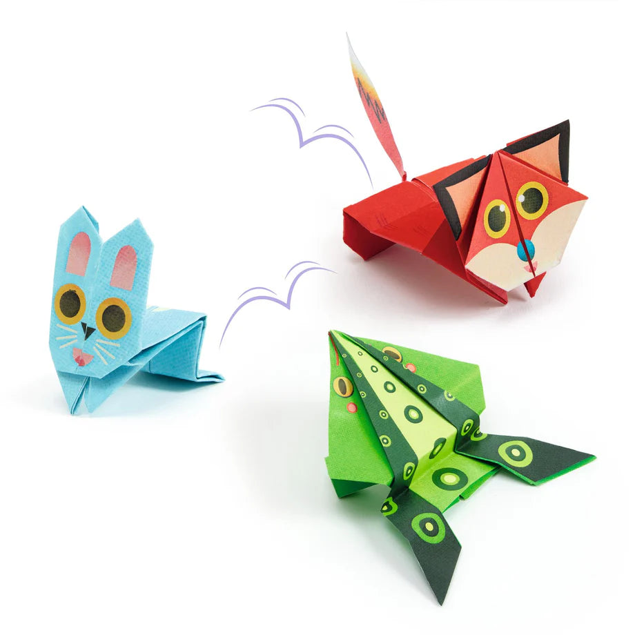 Origami Paper Kit - Jumping Animals
