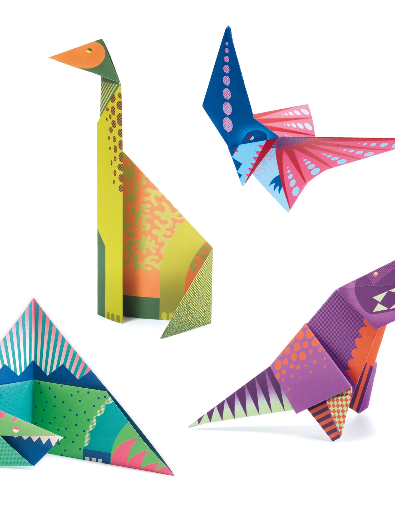 Origami Paper Kit - Dinosaurs