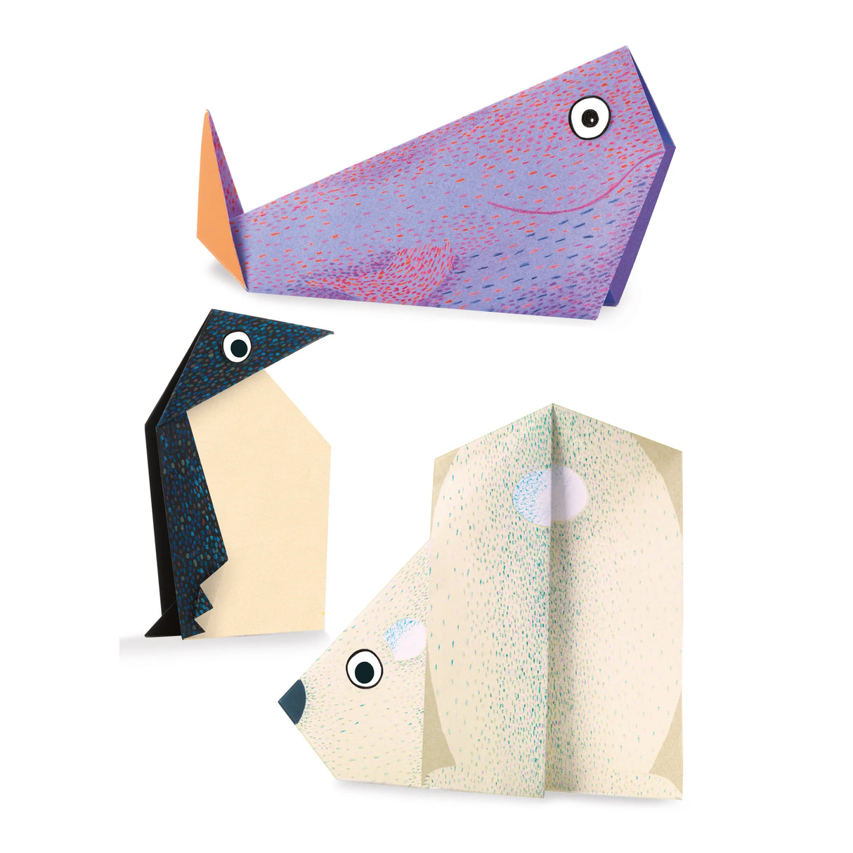 Origami Paper Kit - Polar Animals