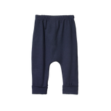 Cotton Drawstring Pants - Navy