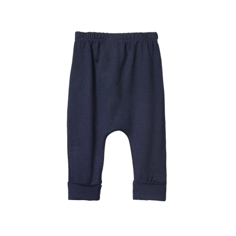 Cotton Drawstring Pants - Navy
