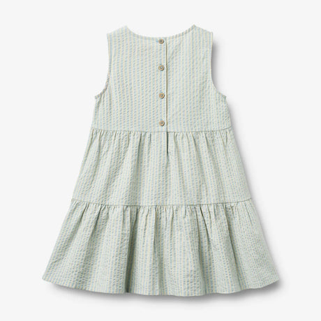 Louise Seersucker Dress - Summer Sky Stripe