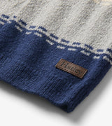 Colorblock Crew Neck Sweater - Faded Denim