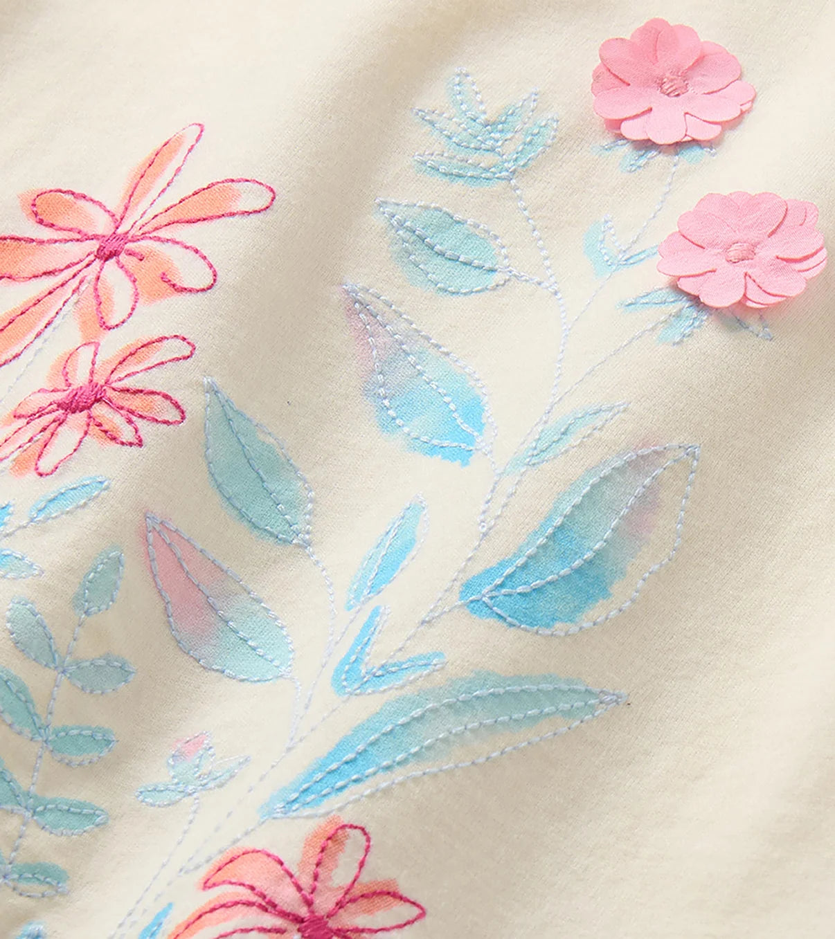 Gathered Back Tee - Gardenia