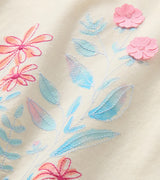 Gathered Back Tee - Gardenia