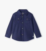Fleece Button Down - Patriot Blue