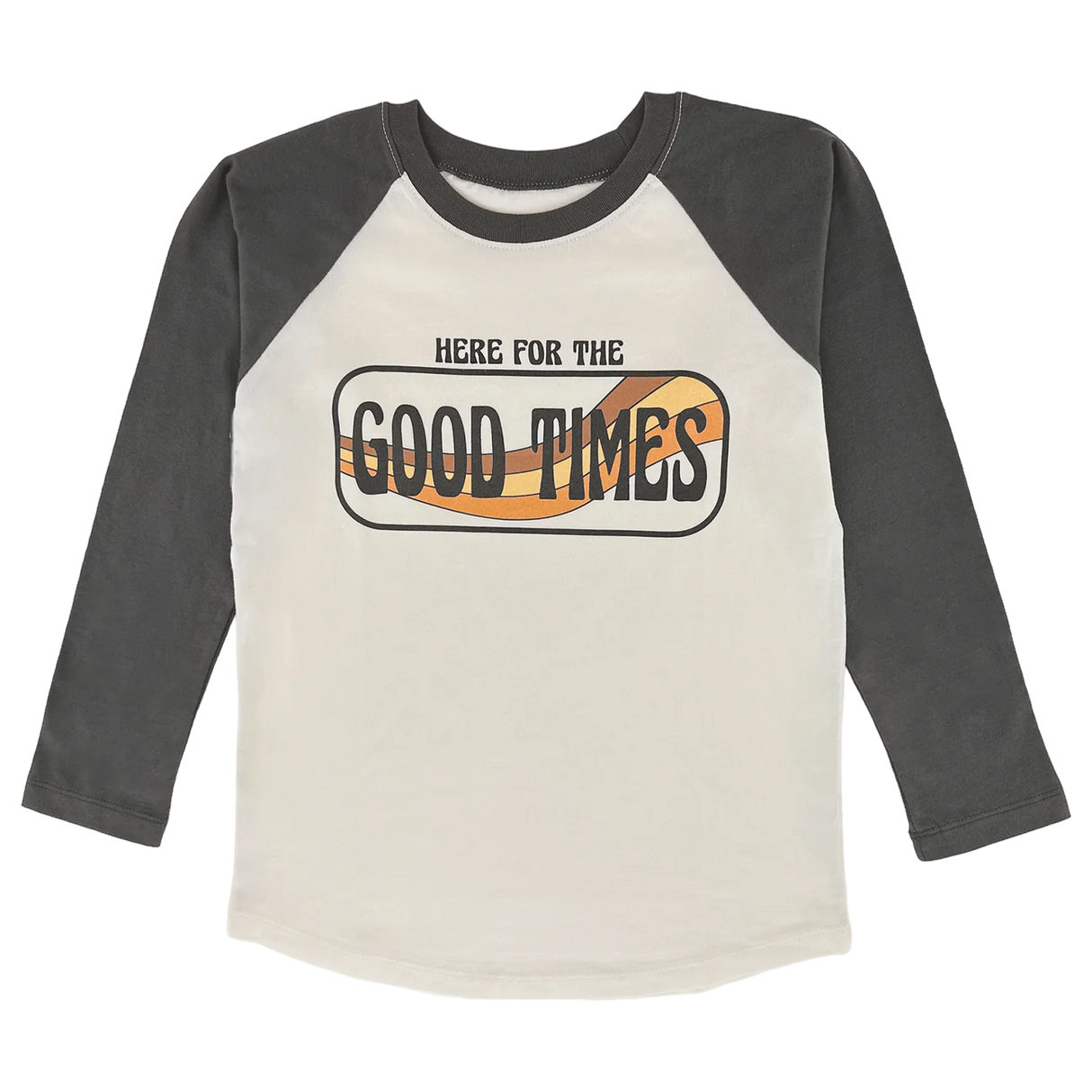 Long Sleeve Raglan Tee - Good Times FINAL SALE
