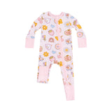 Zip Romper - Pink Groovy Vibes Stickers