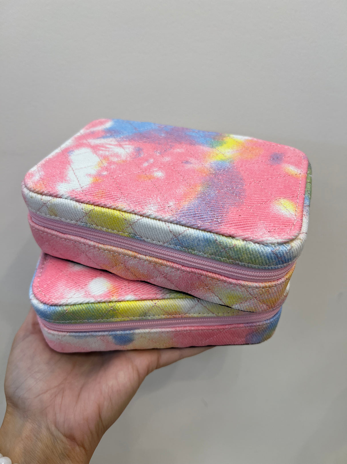 Small Pastel Denim Jewelry Box FINAL SALE