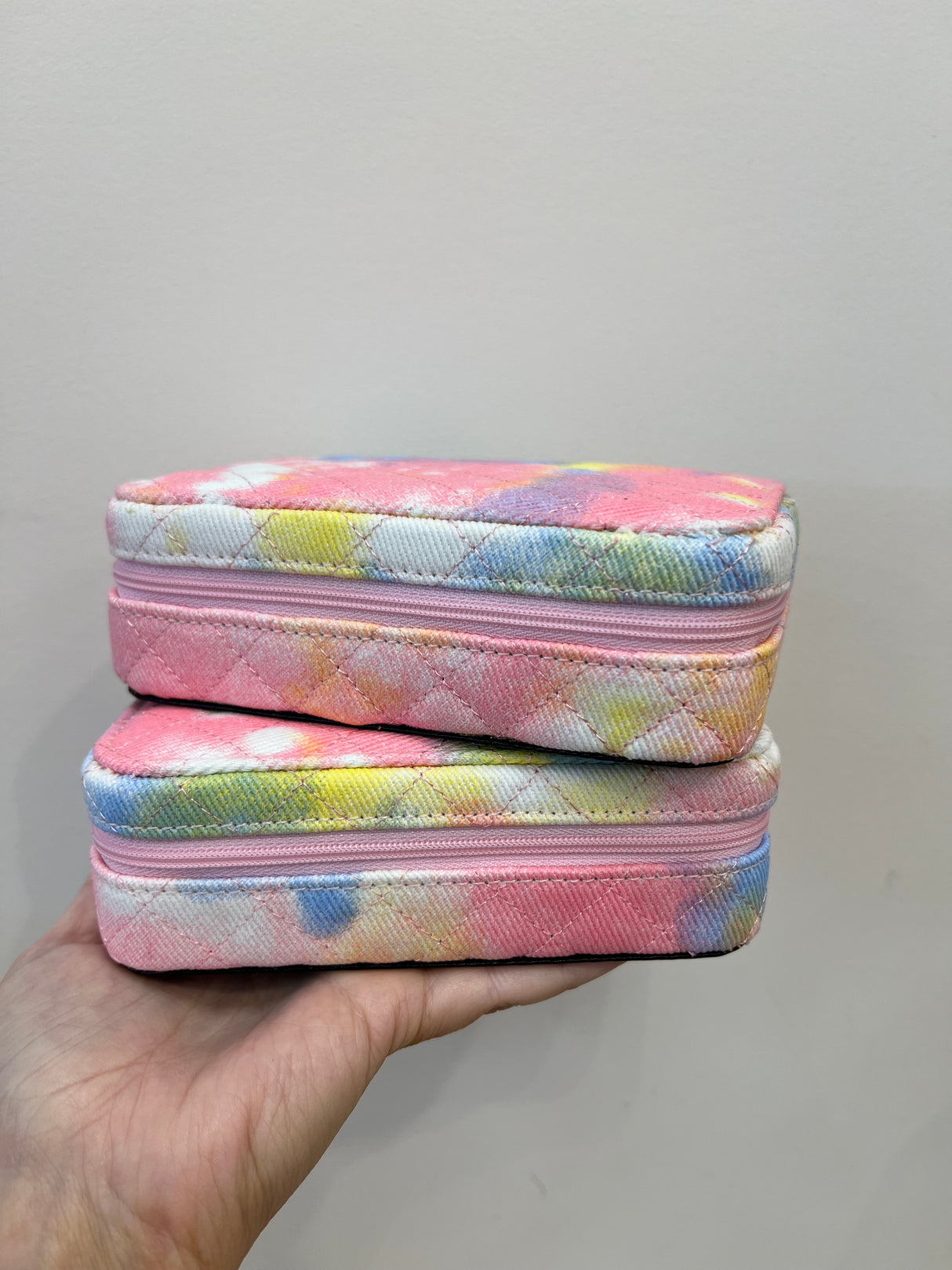 Small Pastel Denim Jewelry Box FINAL SALE
