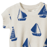 Juno Terry Romper - Regatta