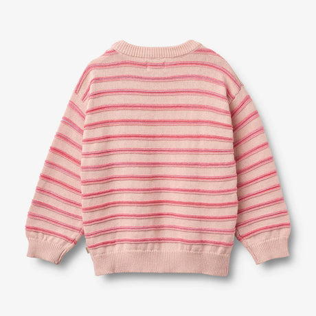 Harlow Jacquard Pullover - Powder Stripe