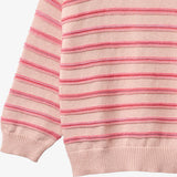 Harlow Jacquard Pullover - Powder Stripe