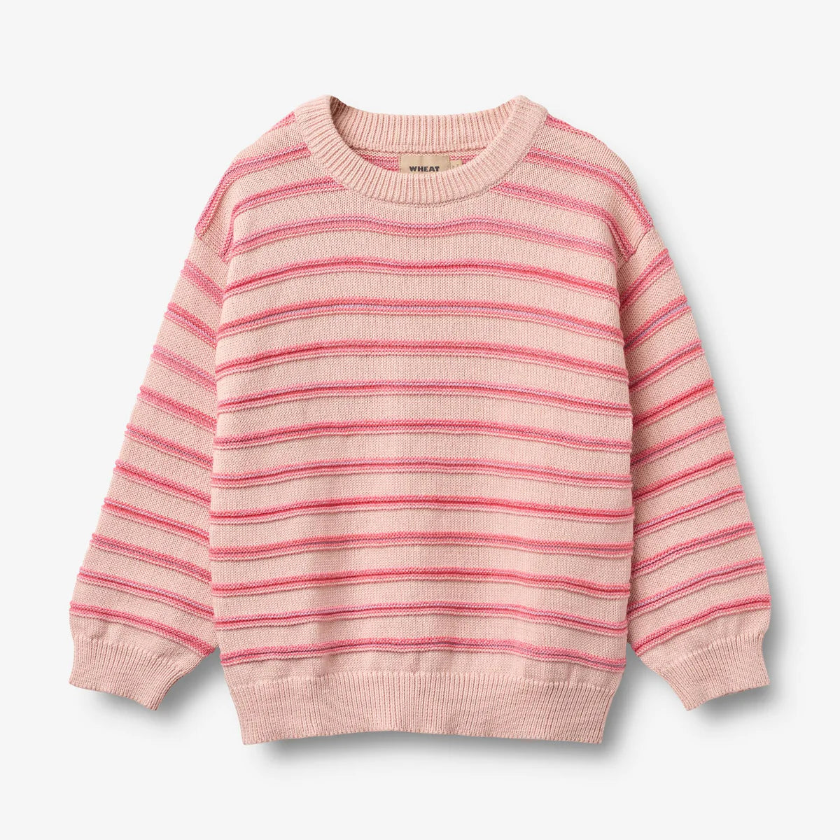 Harlow Jacquard Pullover - Powder Stripe