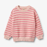 Harlow Jacquard Pullover - Powder Stripe