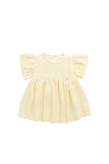 Jamie Kay Organic Cotton Muslin Dress - Sunshine