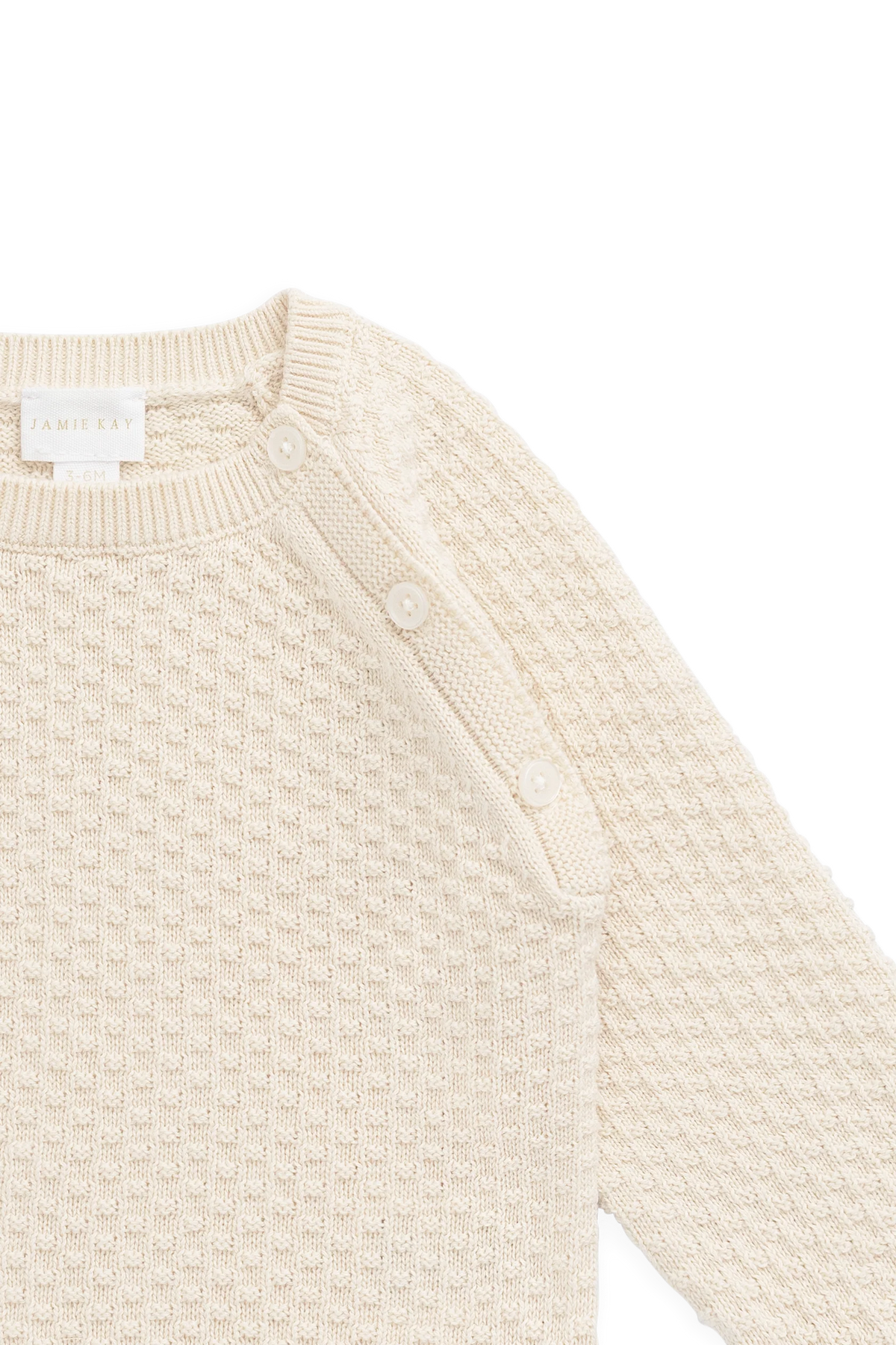 Parker Knit Jumper - Vanilla