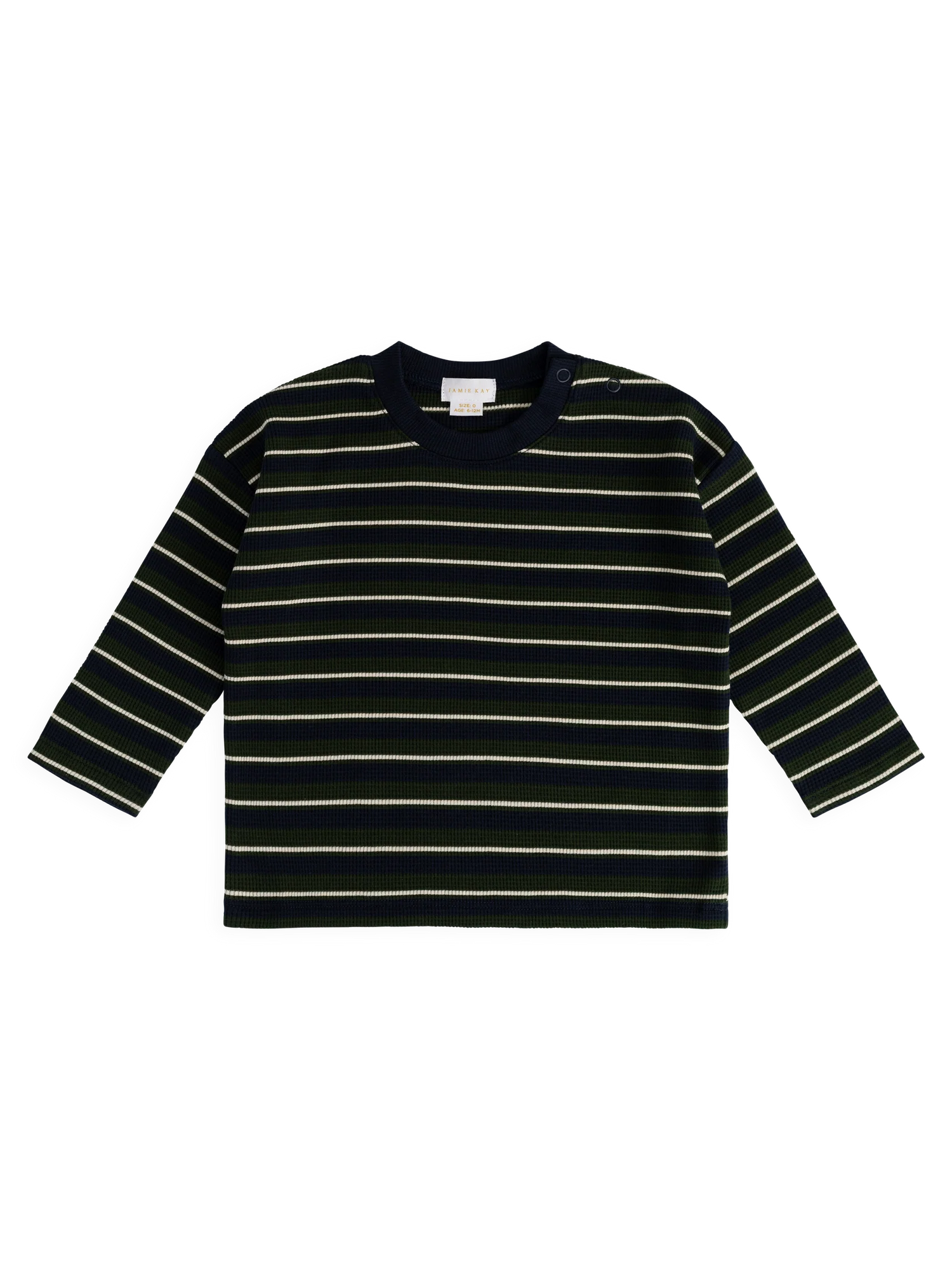 Leith Long Sleeve Top - Maritime Grandeur Stripe