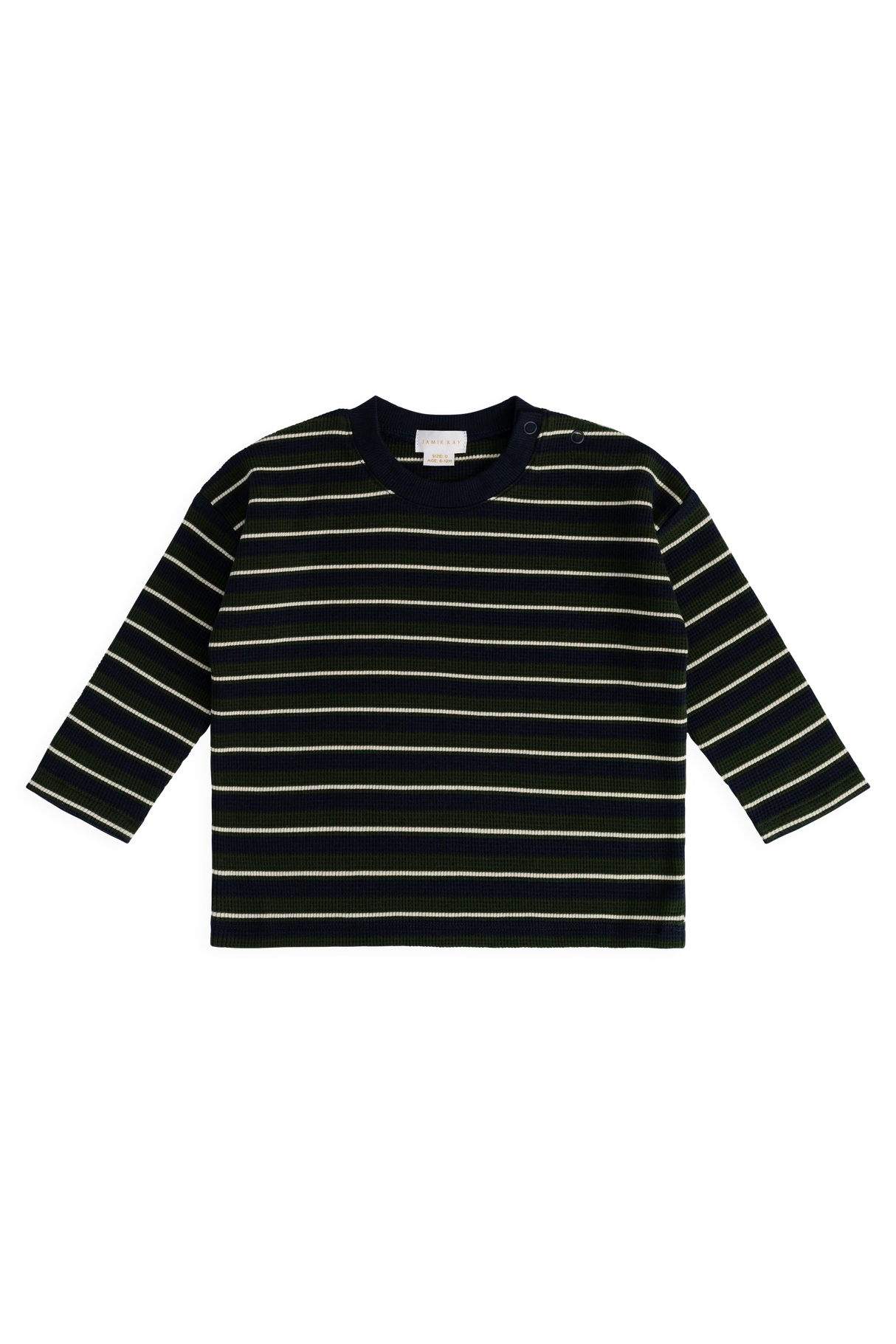 Leith Long Sleeve Top - Maritime Grandeur Stripe