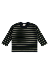 Leith Long Sleeve Top - Maritime Grandeur Stripe