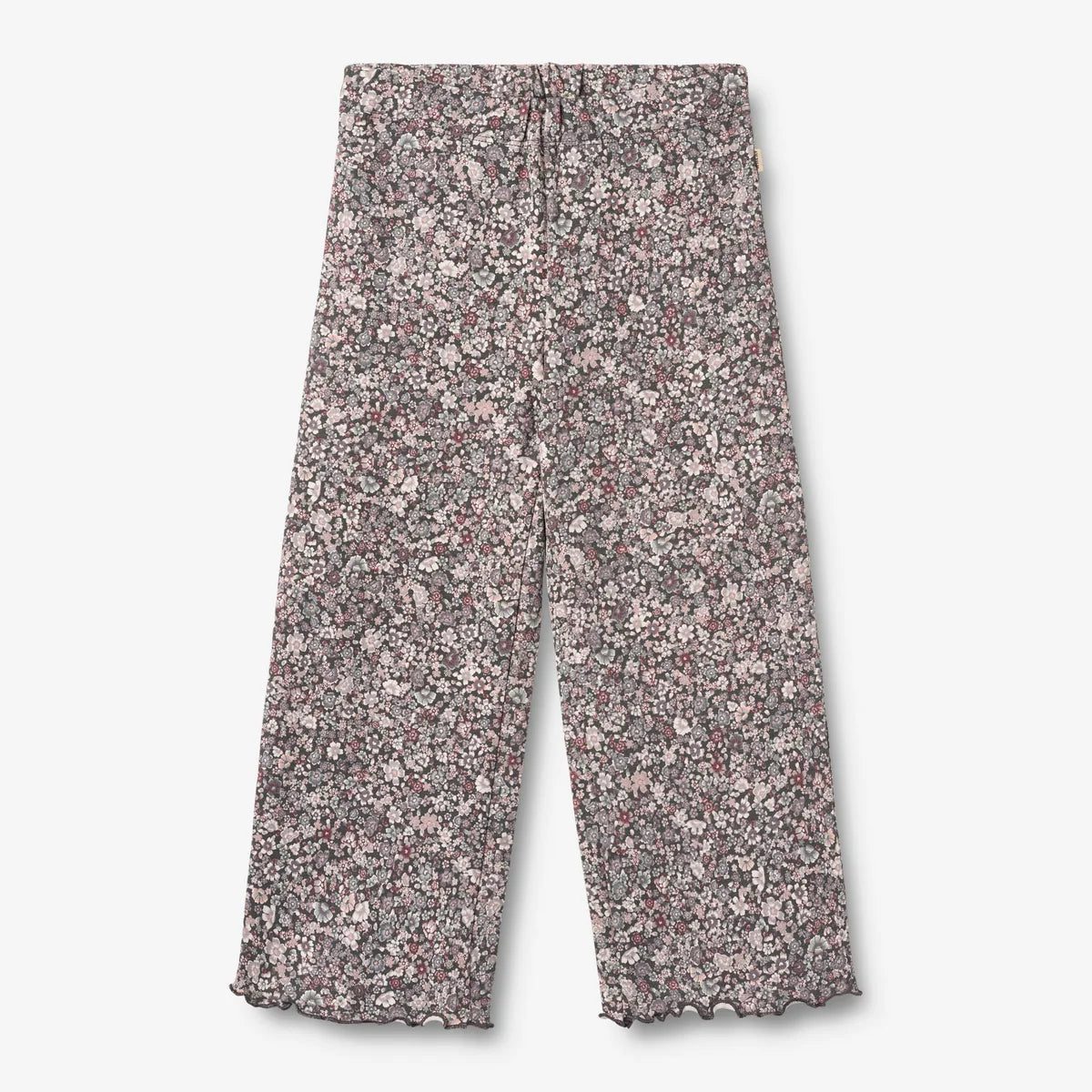 Ela Jersey Pants - Purple Stone Flowers