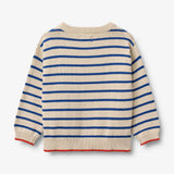 Morgan Knit Pullover - True Blue Stripe