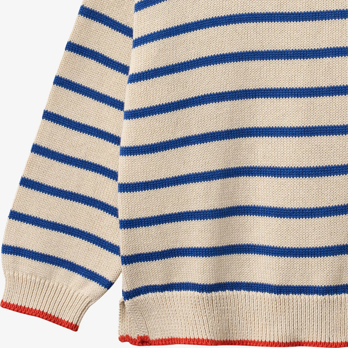 Morgan Knit Pullover - True Blue Stripe