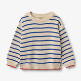 Morgan Knit Pullover - True Blue Stripe
