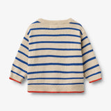 Morgan Knit Pullover - True Blue Stripe
