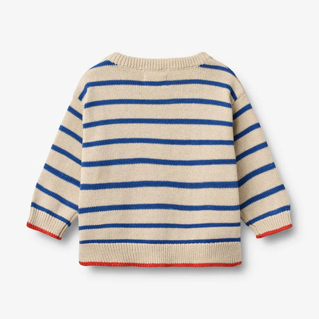 Morgan Knit Pullover - True Blue Stripe