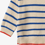 Morgan Knit Pullover - True Blue Stripe