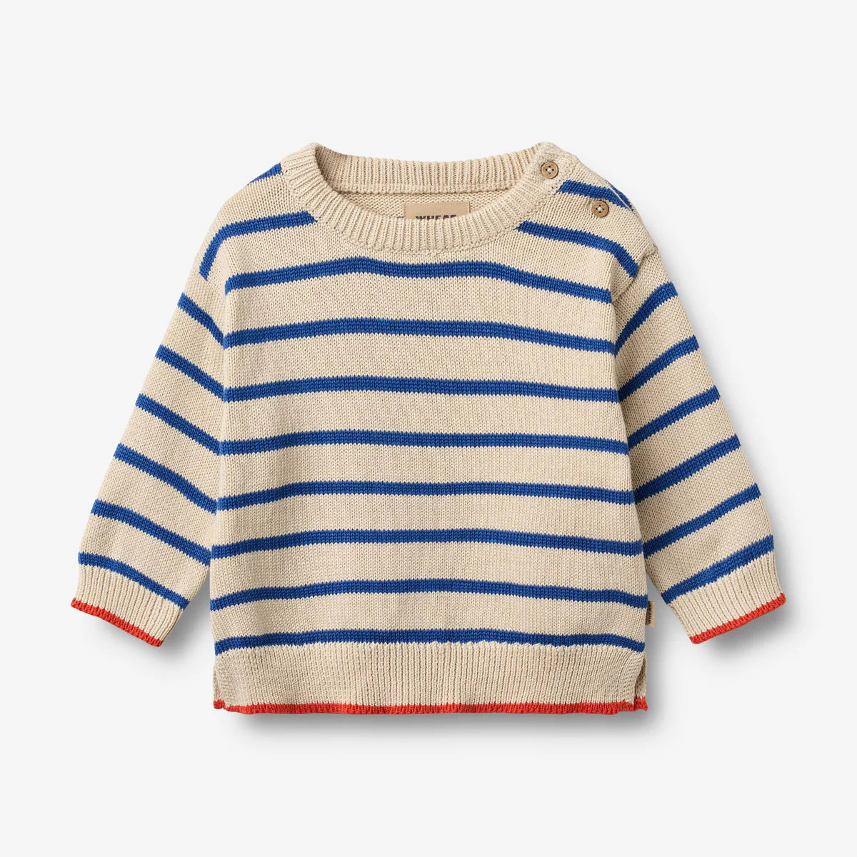 Morgan Knit Pullover - True Blue Stripe