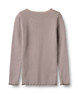 Long Sleeve Reese Tee - Dusty Purple