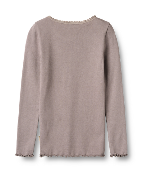 Long Sleeve Reese Tee - Dusty Purple