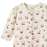 Lucy Snap Footie - Strawberry Blush