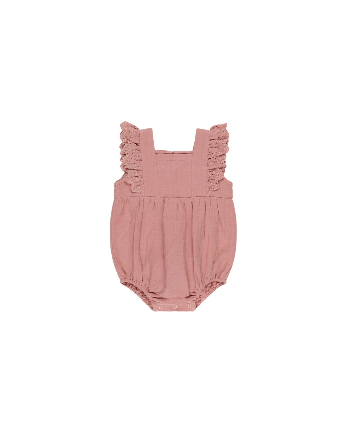 Quincy Mae Naomi Romper - Lipstick