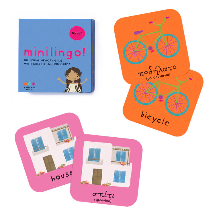 Minilingo Flashcards - Greek/English